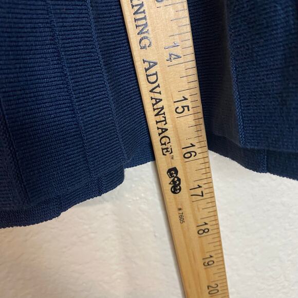 Juicy Couture Pleated Tennis Skirt Navy Blue Sparkly Rackets Mini NWT Size Small - Picture 5 of 8